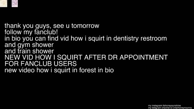 honey_sunshine Chaturbate 05-08-2024 Females