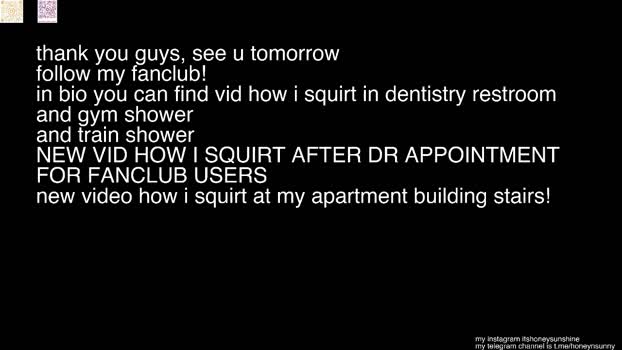 honey_sunshine Chaturbate 24-09-2024 Females