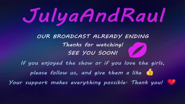 julyaandraul lickpussy Webcam SHOW @ Chaturbate 29-01-2025