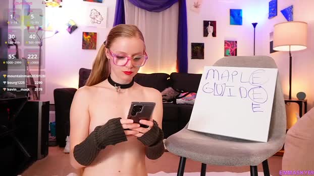 emmasky69 boobs Webcam SHOW @ Chaturbate 03-02-2025