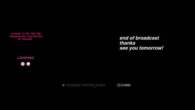 erotic_market Wet Webcam SHOW @ Chaturbate 20-02-2025