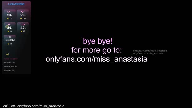 yours_anastasia kissing Webcam SHOW @ Chaturbate 19-06-2025
