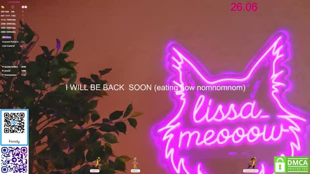 lissa_meooow fuckme Webcam SHOW @ Chaturbate 26-06-2025