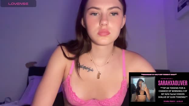 sarahxaoliver1 fuck Webcam SHOW @ Chaturbate 01-08-2025