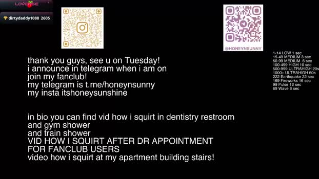honey_sunshine toy Webcam SHOW @ Chaturbate 16-08-2025