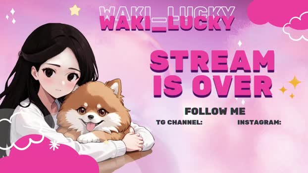 waki_lucky wank Webcam SHOW @ Chaturbate 01-10-2025