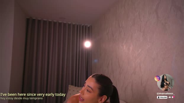 marsabass love Webcam SHOW @ Chaturbate 22-10-2025