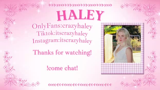 haleycrazy sexygirl Webcam SHOW @ Chaturbate 17-11-2025