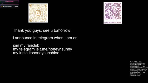 honey_sunshine hot Webcam SHOW @ Chaturbate 15-12-2025