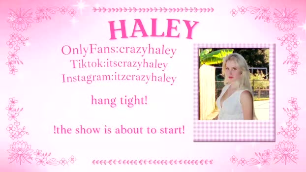 haleycrazy Download Webcam SHOW @ Chaturbate 15-01-2026