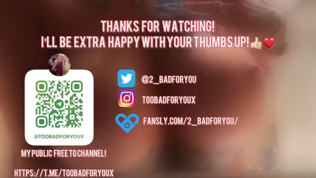 2badforyou Ass Webcam SHOW @ Chaturbate 13-02-2026