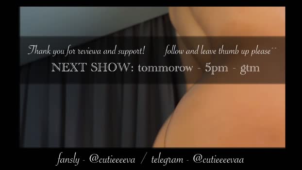 cutieeeeva Porn Webcam SHOW @ Chaturbate 15-02-2026