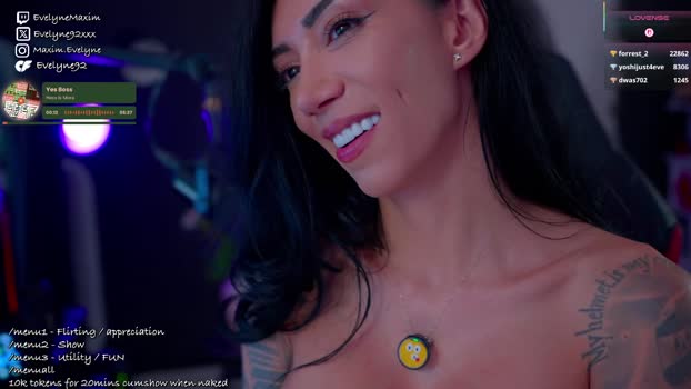 evelyne92 fuckface Webcam SHOW @ Chaturbate 02-03-2026