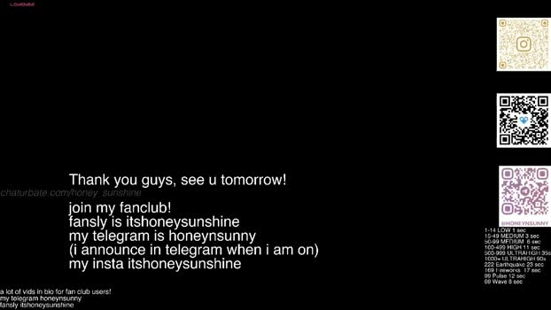 honey_sunshine 23-06-2026 Porn show striptease toys lick